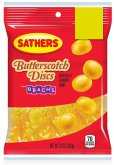 Sathers Butterscotch Discs 102g